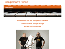 Tablet Screenshot of boogiemansfriend.de